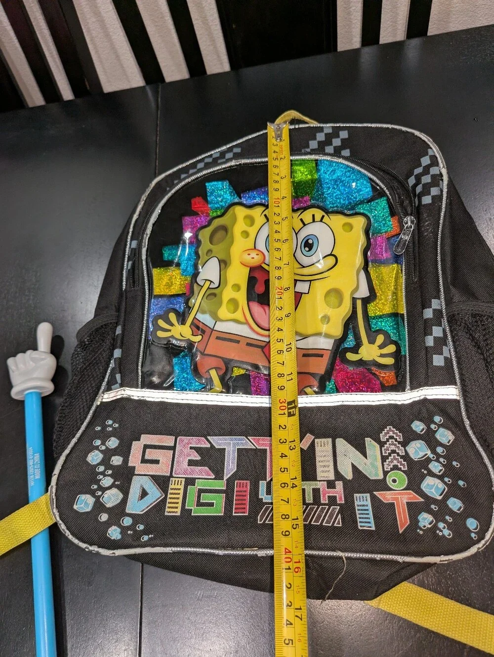 SpongeBob SquarePants Backpack and lunchbox.